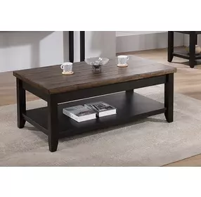 Ashford Black and Brown Occassional Table Set