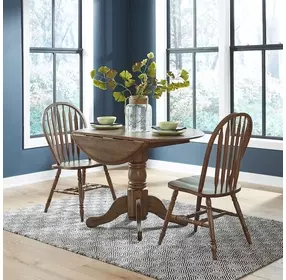 Carolina Crossing Antique Honey 3 Piece Drop Leaf Dining Set