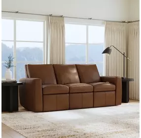 Aria Sedona Brown 85" Zero Gravity Power Reclining Sofa with USB Charging