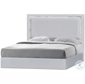 Monet Silver Grey Upholstered Platform Bedroom Set