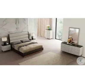 Shanghai Grey And Rose Gold Mirror