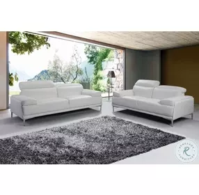 Nicolo White Sofa