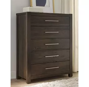 Joinery Espresso Oak 5 Drawer Chest