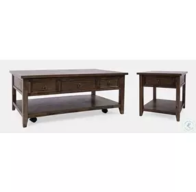 Bakersfield Wire Brush Brown Sofa Table