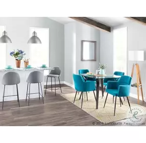 Andrew Teal Chair Set Of 2