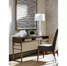 Cross Effect Rich Mocha And Bronze Kinetic Office Console
