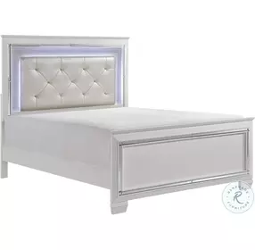 Allura White Youth Panel Bedroom Set