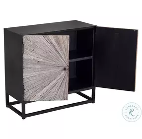 Astral Plains Grey Wash 2 Door Accent Cabinet