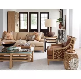 Los Altos Natural Oak Stain And Aged Bronze Ackermann Metal Console Table