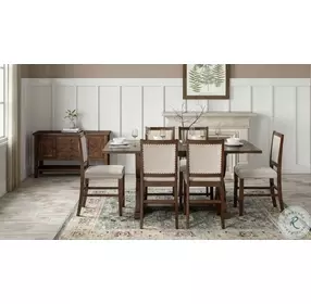 Fairview Oak Extendable Counter Height Dining Table