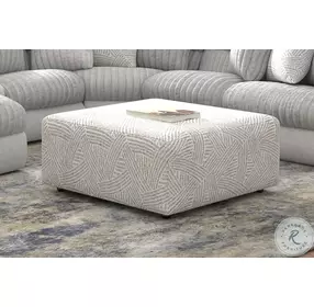 Abraxas Oyster Castered Cocktail Ottoman