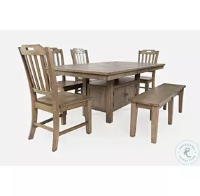 Prescott Park Taupe 52" Dining Bench