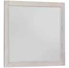 Joinery Washed White Oak Square Dresser Mirror
