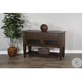 Havenstead Dark Brown 2 Door Server