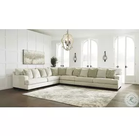 Rawcliffe Parchment 4 Piece Sectional