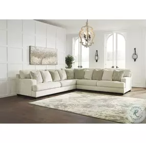 Rawcliffe Parchment 3 Piece LAF Sectional