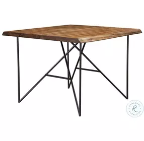 Live Edge Light Walnut Pub Set