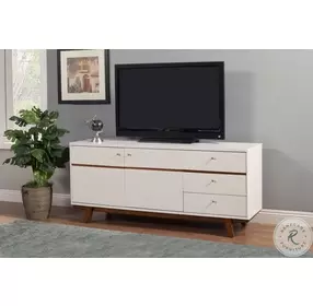 Dakota White TV Stand