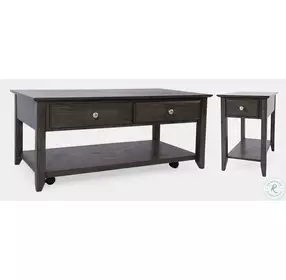 Carlton Grey Brown End Table