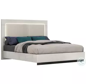 Bella Gray Lacquer Platform Bedroom Set