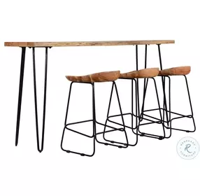 Natures Edge Natural 72" Counter Height Dining Table