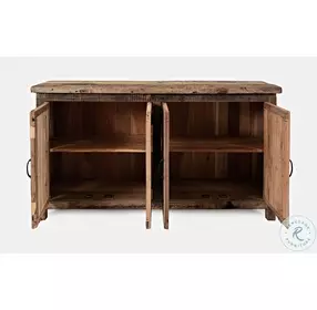 Eden Prairie Brown 4 Door Accent Cabinet