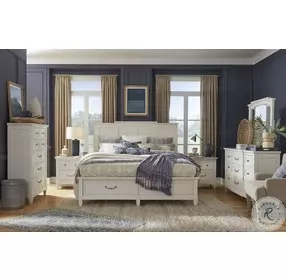 Willowbrook Egg Shell White Drawer Chest