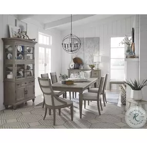 Winchester Dovetail Grey Arm Chair Set Of 2