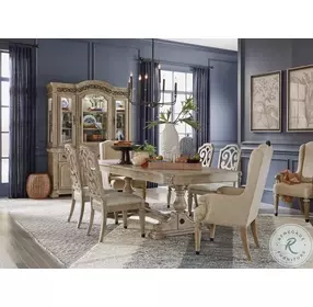 Marisol Fawn Upholstered Host Chair Set Of 2