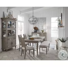 Lancaster Dovetail Grey Bench