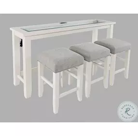 Urban Icon White Counter Height Dining Set