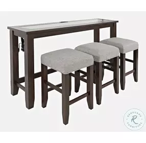 Urban Icon Merlot Counter Height Dining Set