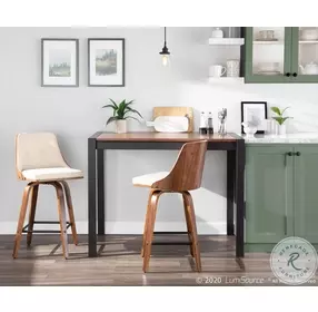 Gianna Cream Counter Height Stool Set Of 2