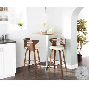 Cosi Cream Bar Stool Set Of 2