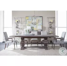 Cohesion Program Antico Axiom Extendable Rectangular Dining Table