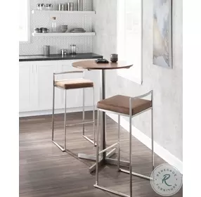 Fuji Brown Cowboy Bar Stool Set of 2