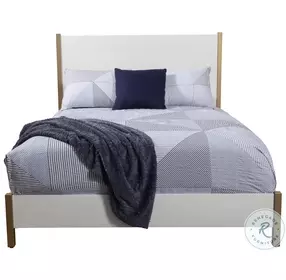 Madelyn White Youth Upholstered Panel Bedroom Set