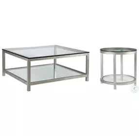 Metal Designs Argento Per Se Square Cocktail Table