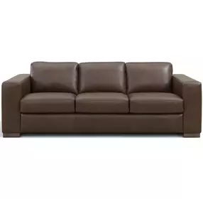 Irondale Vintage Brown Cigar Leather Living Room Set