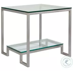 Metal Designs Argento Bonaire Square End Table