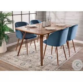 Folia Walnut Wood Dining Table
