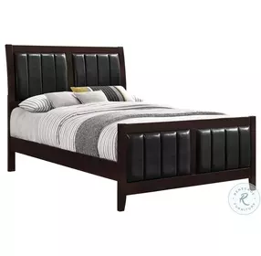 Carlton Cappuccino Panel Bedroom Set
