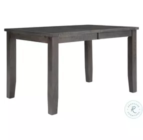 Willow Creek Distressed Brown Extendable Counter Height Dining Room Set