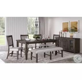 Willow Creek Distressed Brown Bench