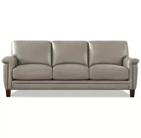 Sherwyn Stone Leather Living Room Set