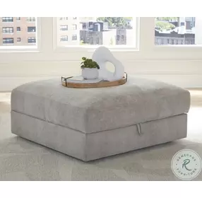 Aslan Court Pebble Ottoman With Storage