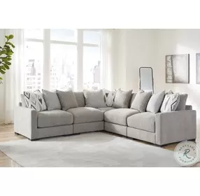 Aslan Court Pebble 5 Piece Sectional