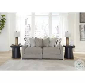 Aslan Court Pebble Modular Loveseat