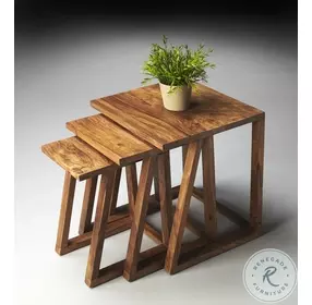 Mira Light Brown Large Side Table