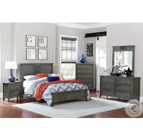 Garcia Grey Twin Panel Bed